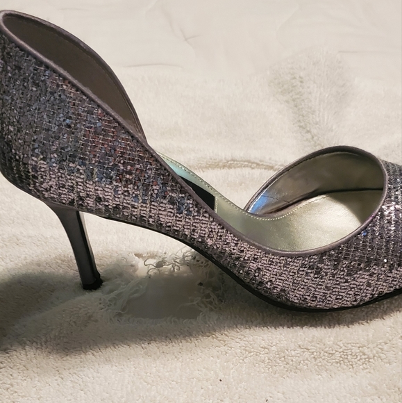 NINA Silver Evening Shoes - Picture 7 of 7